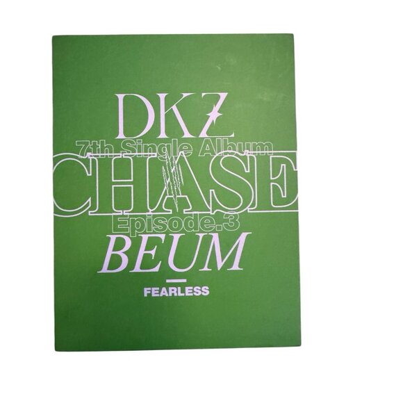 DKZ Chase 7th Single Episode 3 Beum Fearless Photo Book Photo Card Film CD EUC - Picture 1 of 7